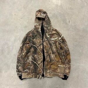 Y2K Camo Realtree Zip Up Hoodie